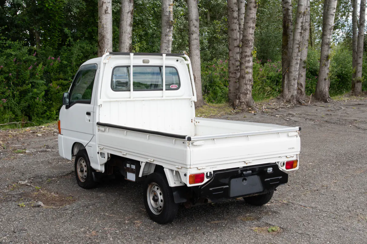 2000 Subaru Sambar EFI, a gray Kei Truck, for sale at The Import Guys in Ferndale, WA (photo 4 of 14)