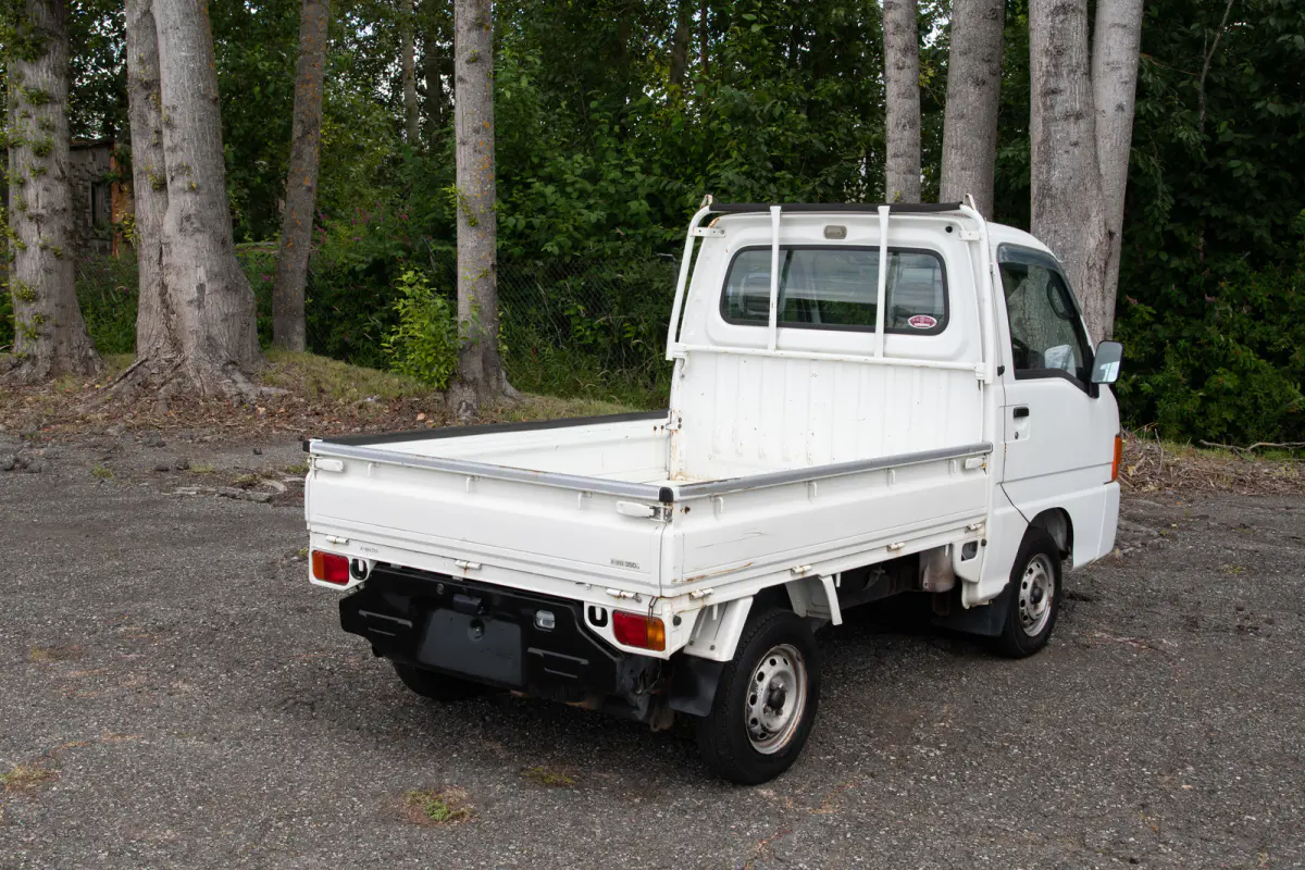 2000 Subaru Sambar EFI, a gray Kei Truck, for sale at The Import Guys in Ferndale, WA (photo 6 of 14)