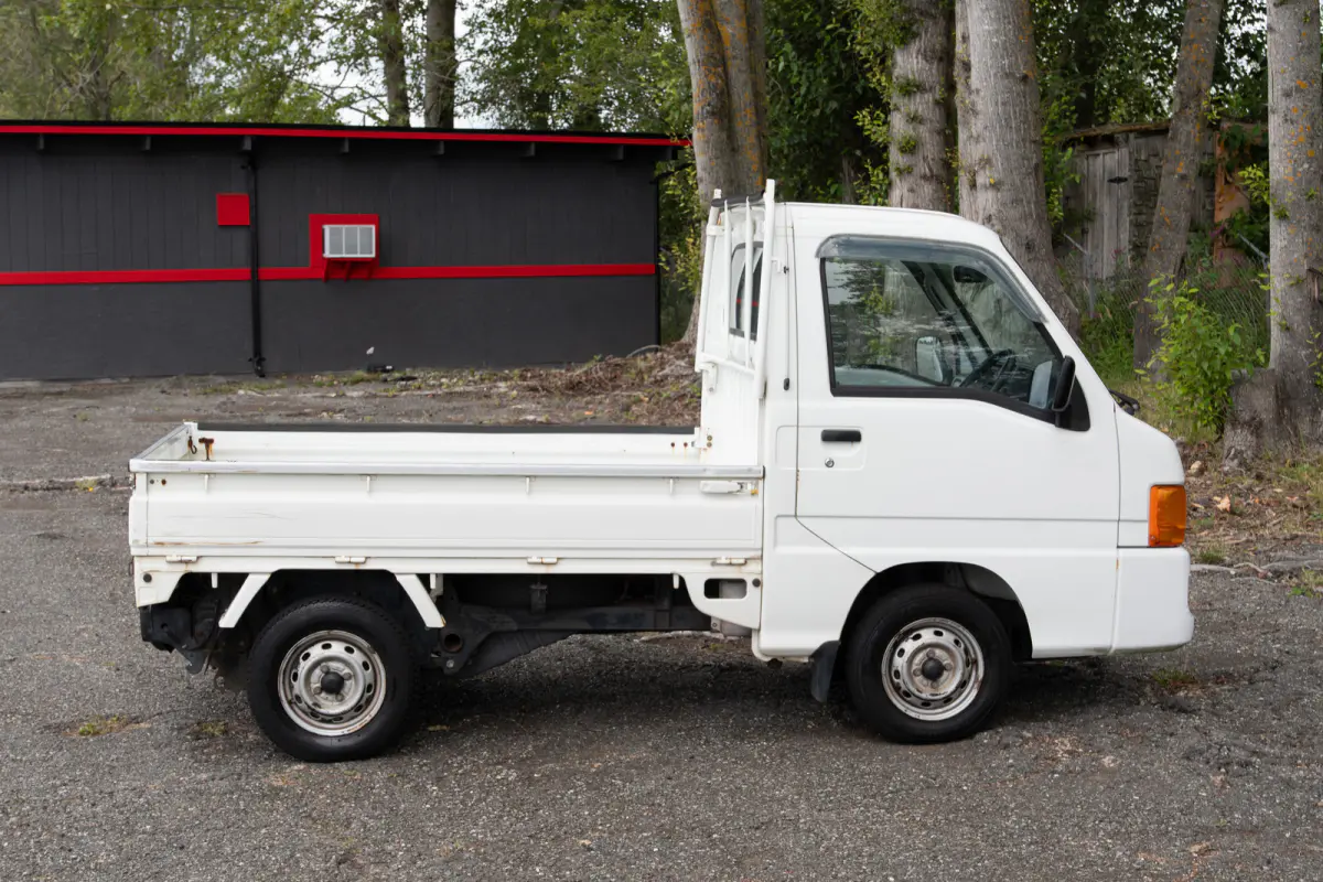 2000 Subaru Sambar EFI, a gray Kei Truck, for sale at The Import Guys in Ferndale, WA (photo 7 of 14)