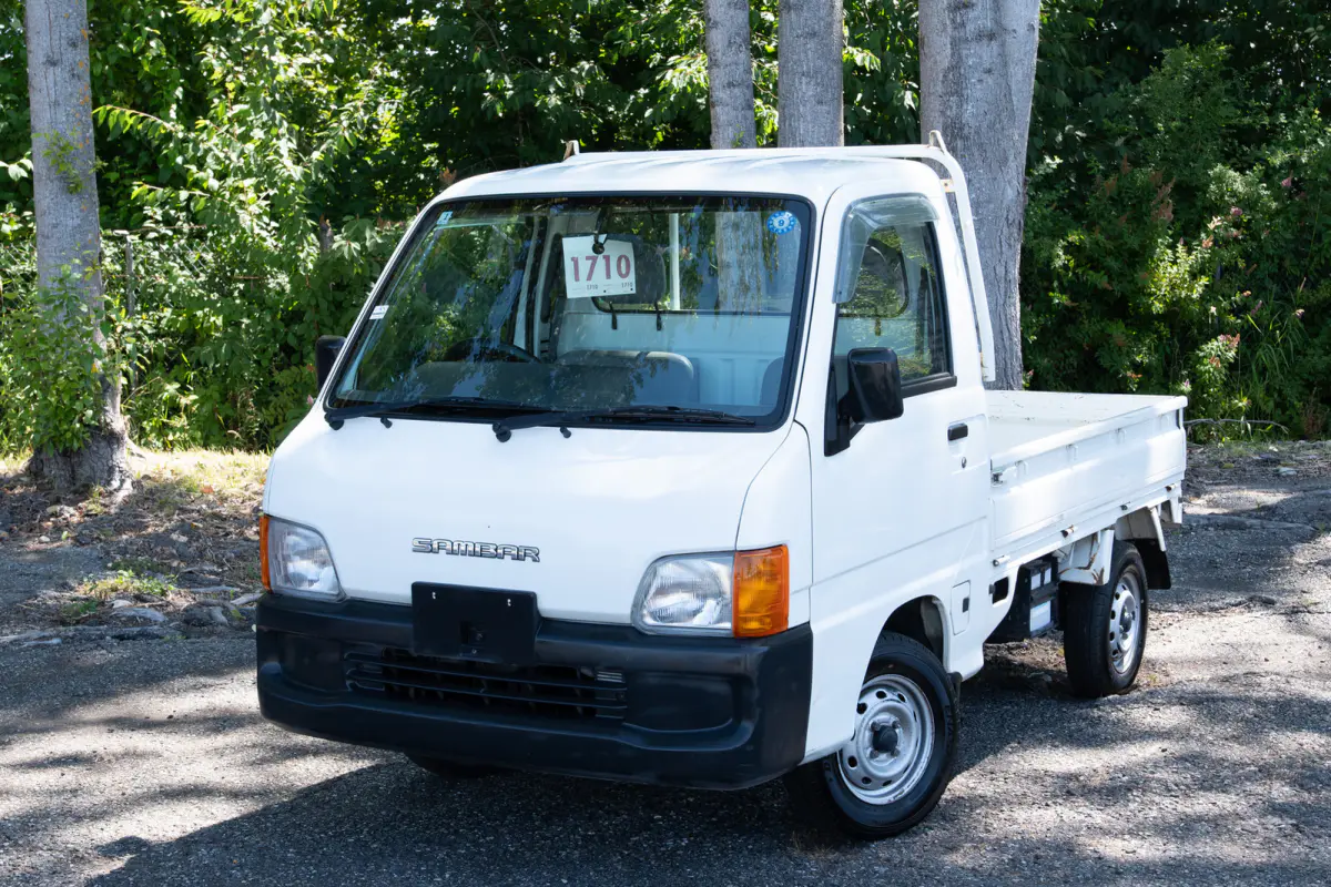 2000 Subaru Sambar, a black Kei Truck, for sale at The Import Guys in Ferndale, WA (photo 1 of 12)