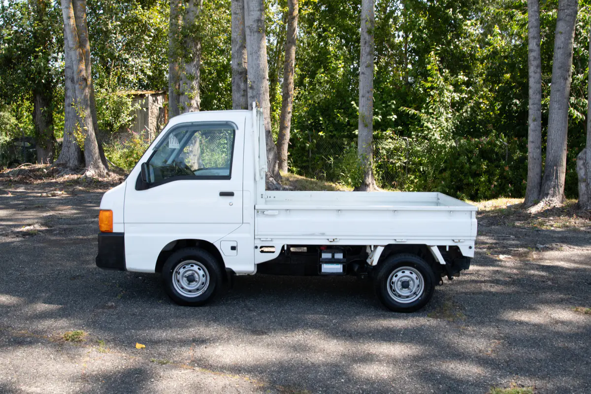 2000 Subaru Sambar, a black Kei Truck, for sale at The Import Guys in Ferndale, WA (photo 4 of 12)