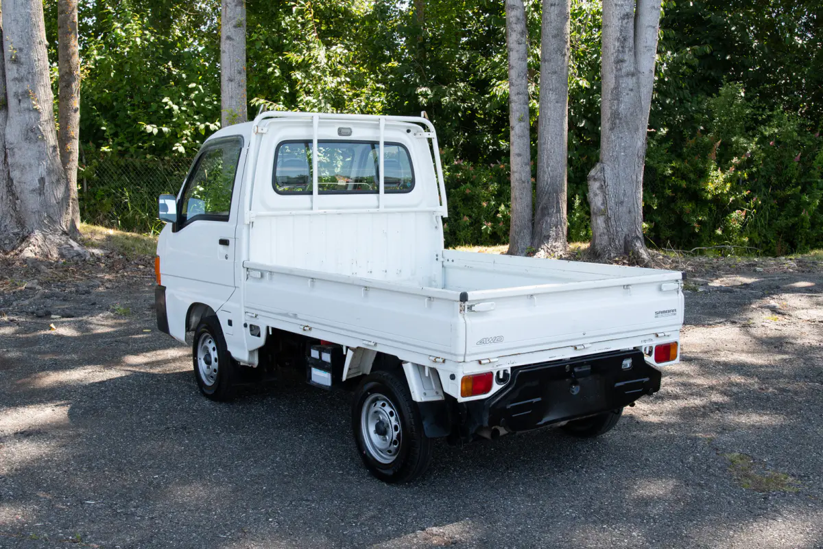 2000 Subaru Sambar, a black Kei Truck, for sale at The Import Guys in Ferndale, WA (photo 6 of 12)
