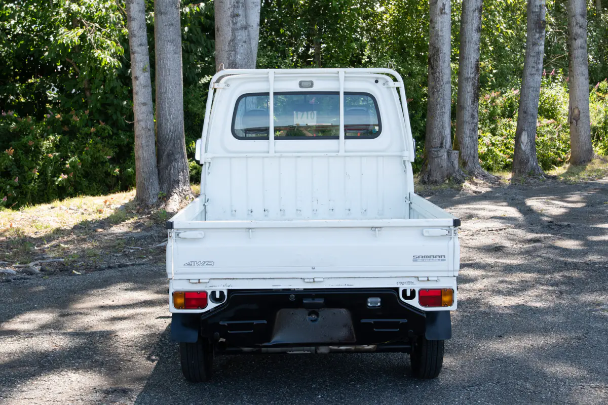 2000 Subaru Sambar, a black Kei Truck, for sale at The Import Guys in Ferndale, WA (photo 7 of 12)
