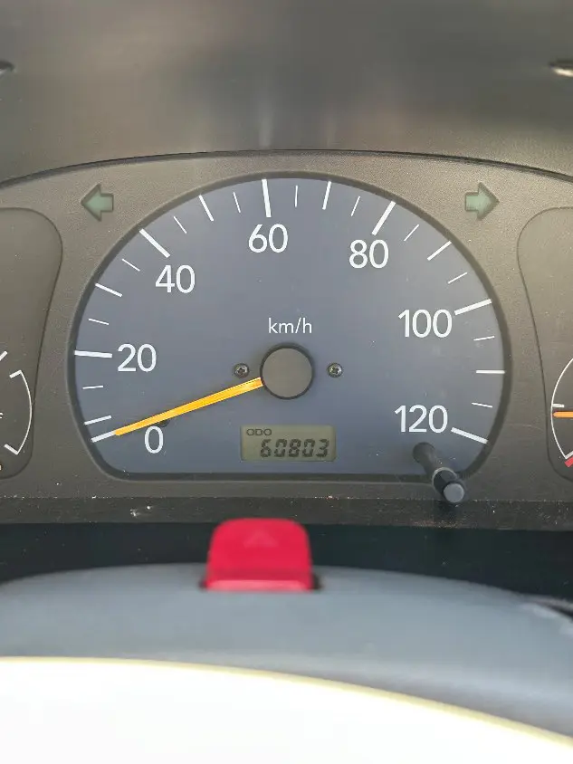 2000 Suzuki Carry 4WD, a white Kei Truck, for sale at Mayberry Mini Trucks in Mount Airy, NC (photo 3 of 20)