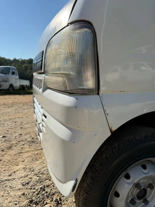 2000 Suzuki Carry 4WD, a white Kei Truck, for sale at Mayberry Mini Trucks in Mount Airy, NC (photo 14 of 16)