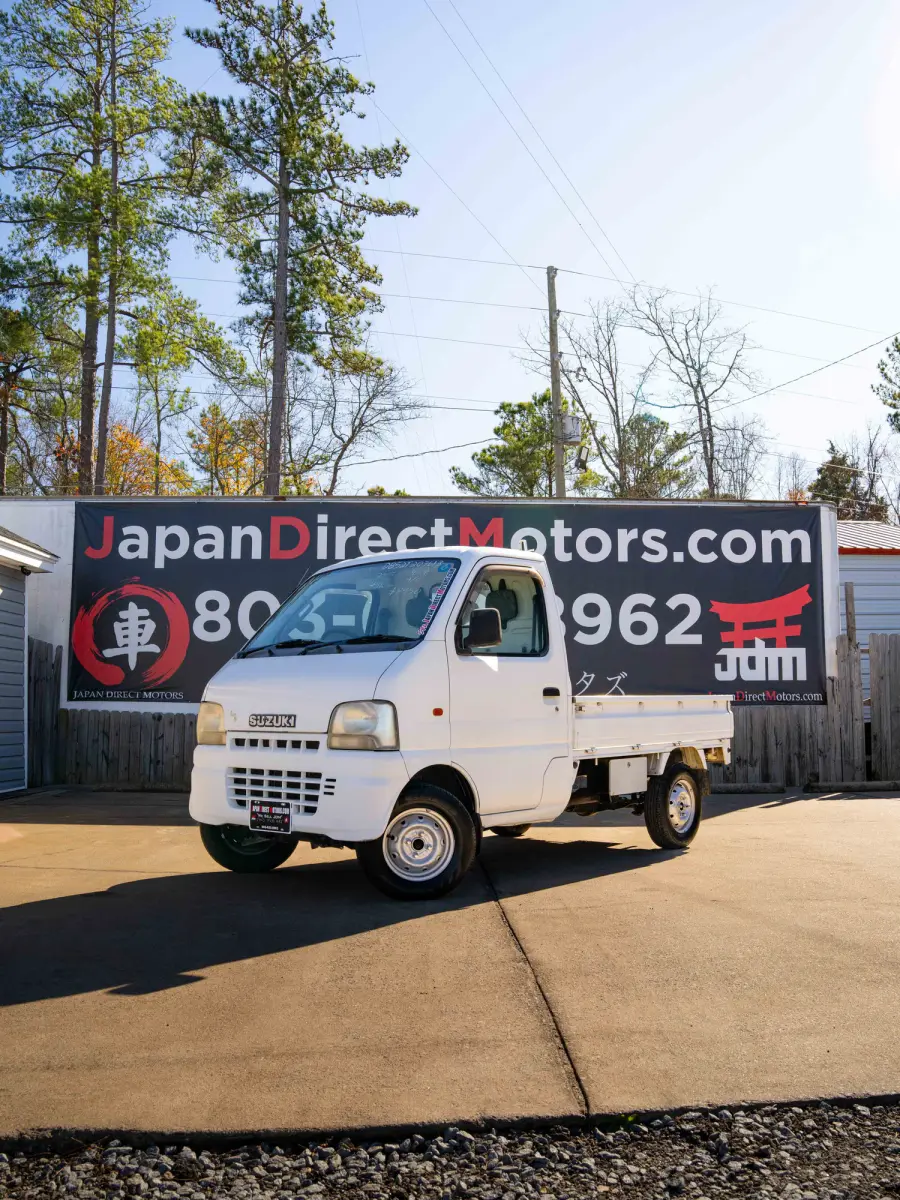 2000 Suzuki Carry, a white Kei Truck, for sale at Japan Direct Motors in Irmo, SC (photo 1 of 13)