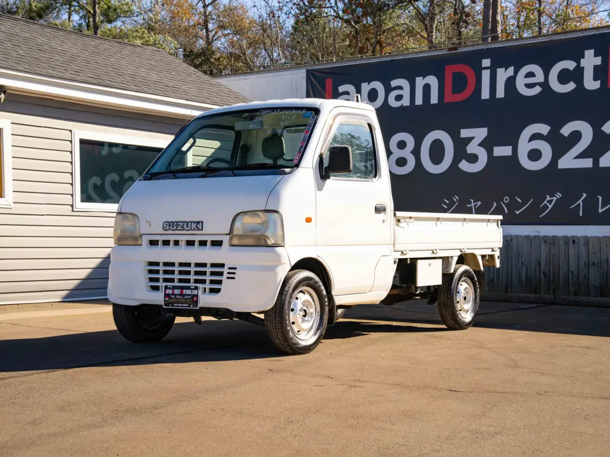 2000 Suzuki Carry, a white Kei Truck, for sale at Japan Direct Motors in Irmo, SC (photo 3 of 13)