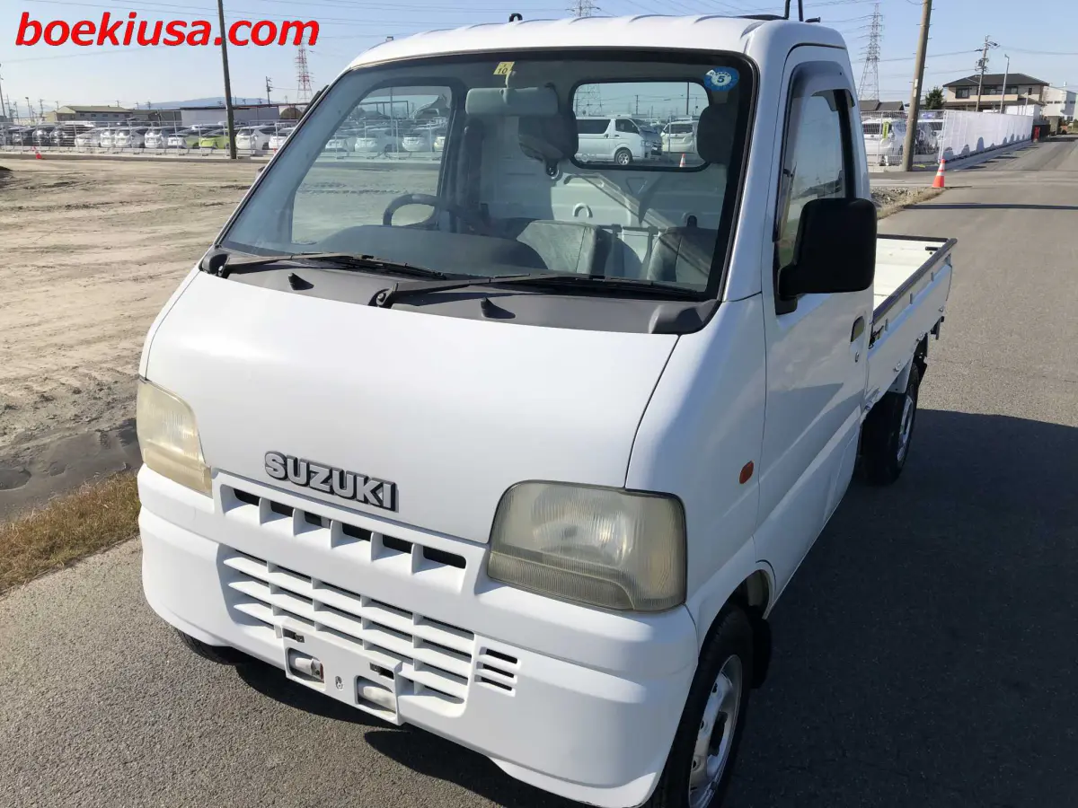 2000 Suzuki Carry, a white Kei Truck, for sale at Boeki USA in Paterson, NJ (photo 2 of 20)