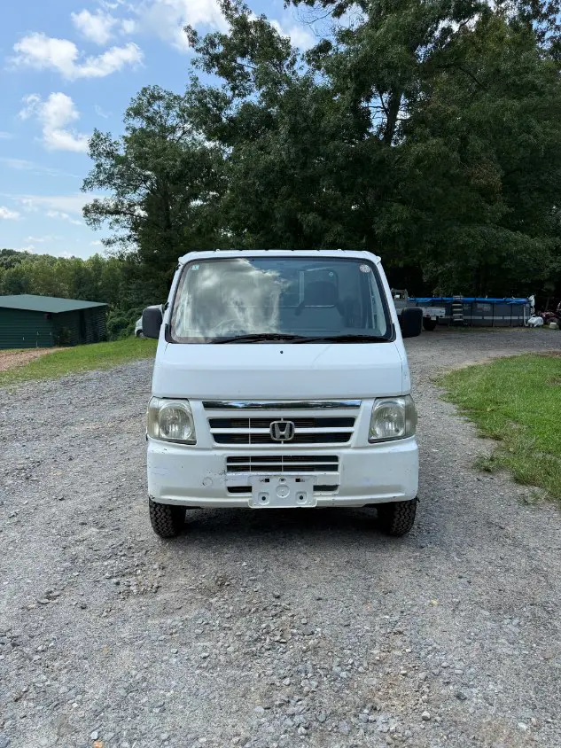 2001 Honda Acty 4WD, a white Kei Truck, for sale at Mayberry Mini Trucks in Mount Airy, NC (photo 2 of 20)