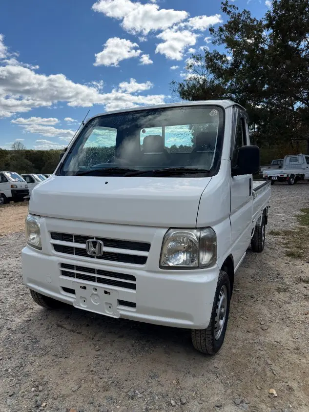 2001 Honda Acty 4WD, a white Kei Truck, for sale at Mayberry Mini Trucks in Mount Airy, NC (photo 1 of 17)