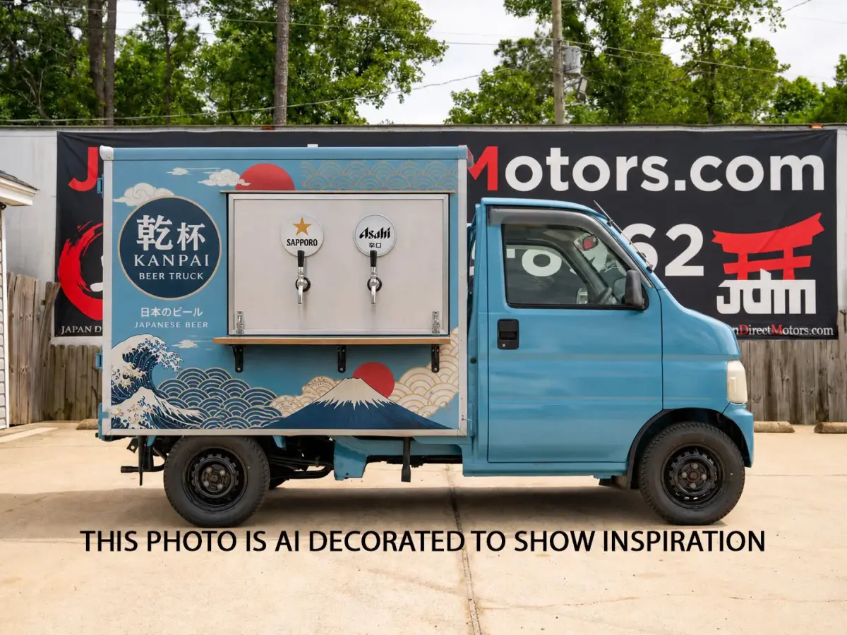 2001 Honda Acty Refrigerated Box Truck, a blue Kei Truck, for sale at Japan Direct Motors in Irmo, SC (photo 16 of 18)