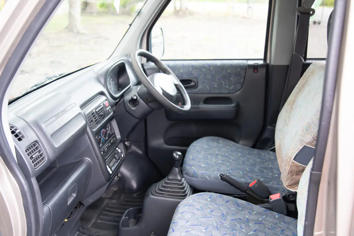 2001 Honda Vamos, a gray Kei Van, for sale at The Import Guys in Ferndale, WA (photo 10 of 13)