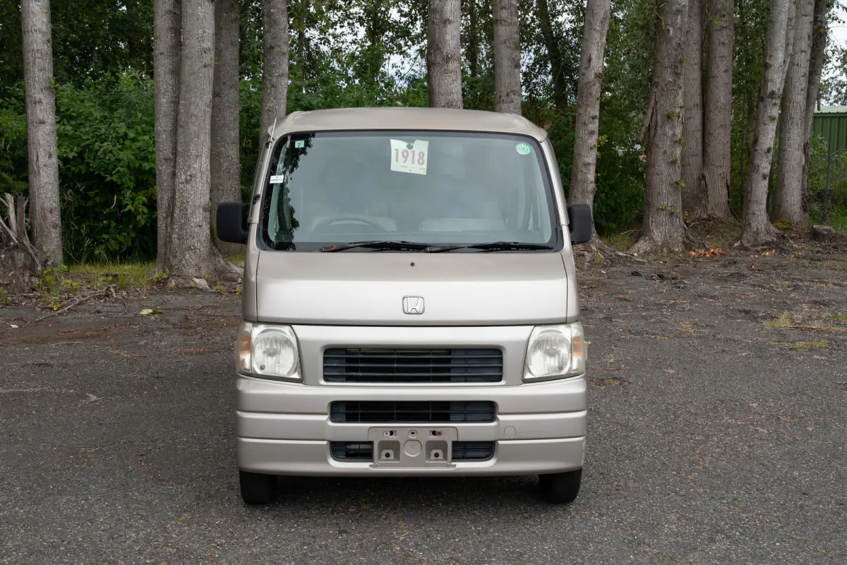 2001 Honda Vamos, a gray Kei Van, for sale at The Import Guys in Ferndale, WA (photo 2 of 13)