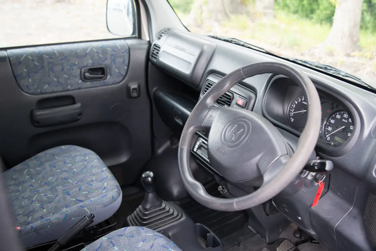 2001 Honda Vamos, a gray Kei Van, for sale at The Import Guys in Ferndale, WA (photo 9 of 13)