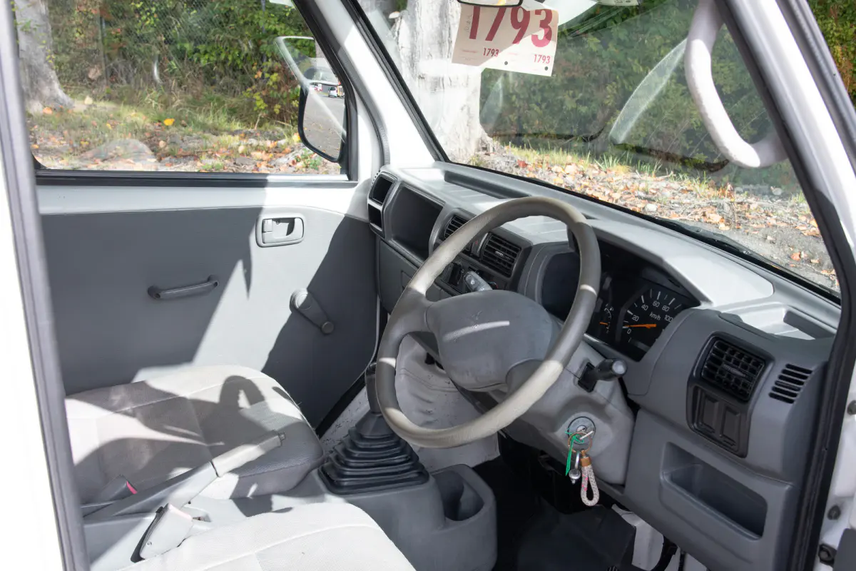 2001 Mitsubishi Minicab Food Truck, a black Kei Truck, for sale at The Import Guys in Ferndale, WA (photo 12 of 15)