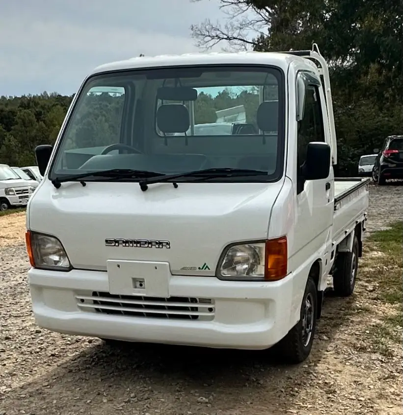 2001 Subaru Sambar 4WD, a white Kei Truck, for sale at Mayberry Mini Trucks in Mount Airy, NC (photo 1 of 17)