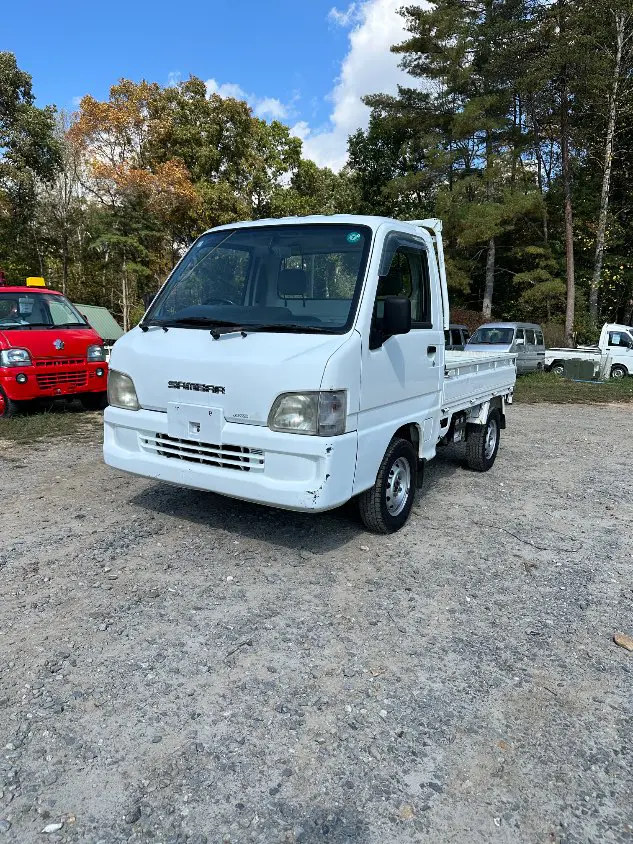 2001 Subaru Sambar 4WD, a white Kei Truck, for sale at Mayberry Mini Trucks in Mount Airy, NC (photo 1 of 20)
