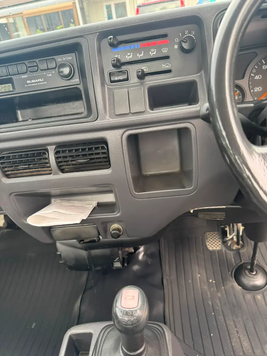 2001 Subaru Sambar 4x4, a white Kei Truck, for sale at Skyline Kei Trucks in Houston, TX (photo 13 of 15)