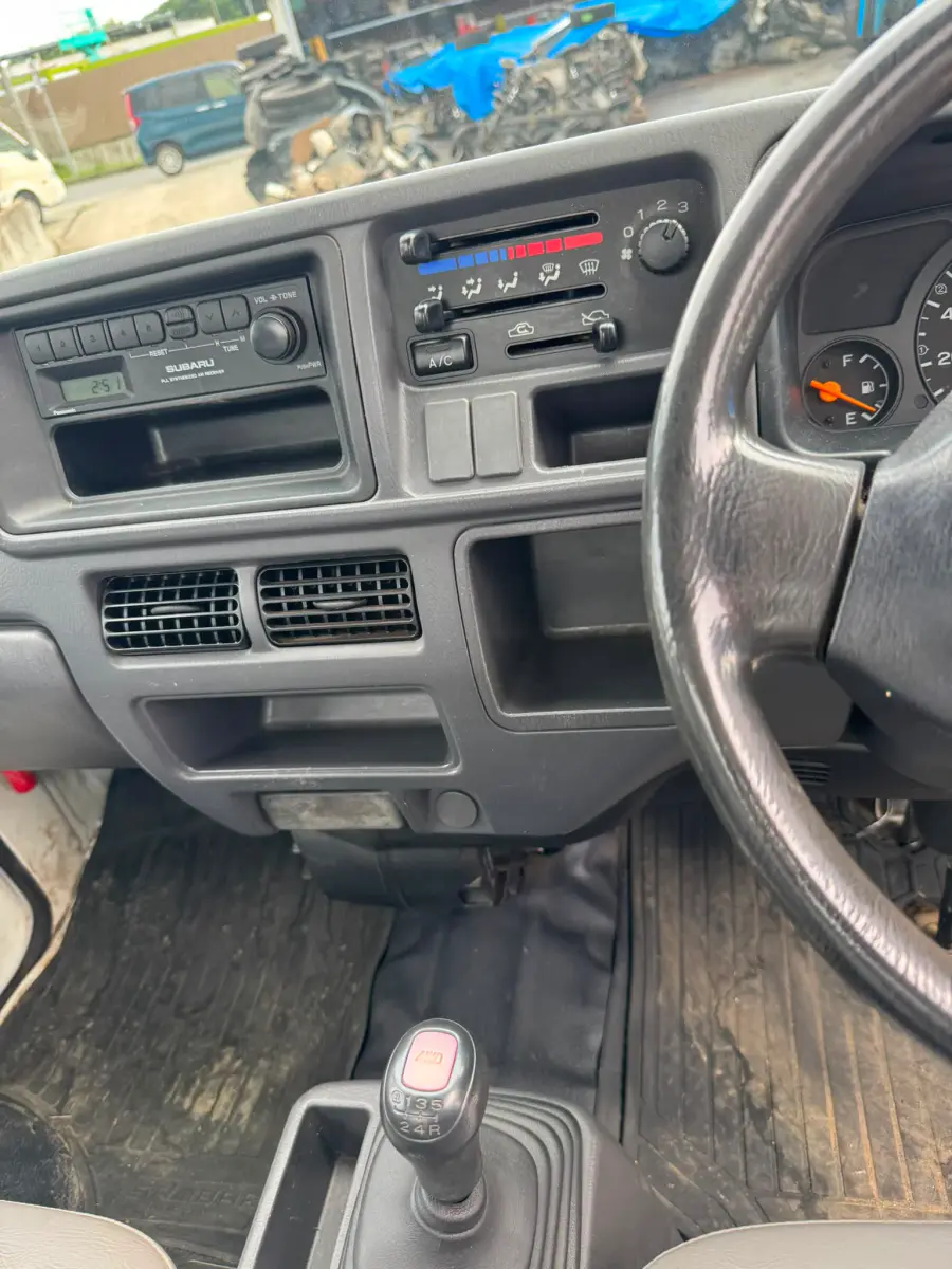 2001 Subaru Sambar 4x4, a white Kei Truck, for sale at Skyline Kei Trucks in Houston, TX (photo 8 of 9)
