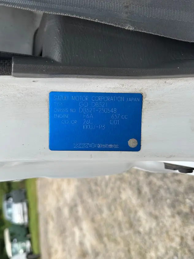 2001 Suzuki Carry 4WD, a white Kei Truck, for sale at Mayberry Mini Trucks in Mount Airy, NC (photo 2 of 20)