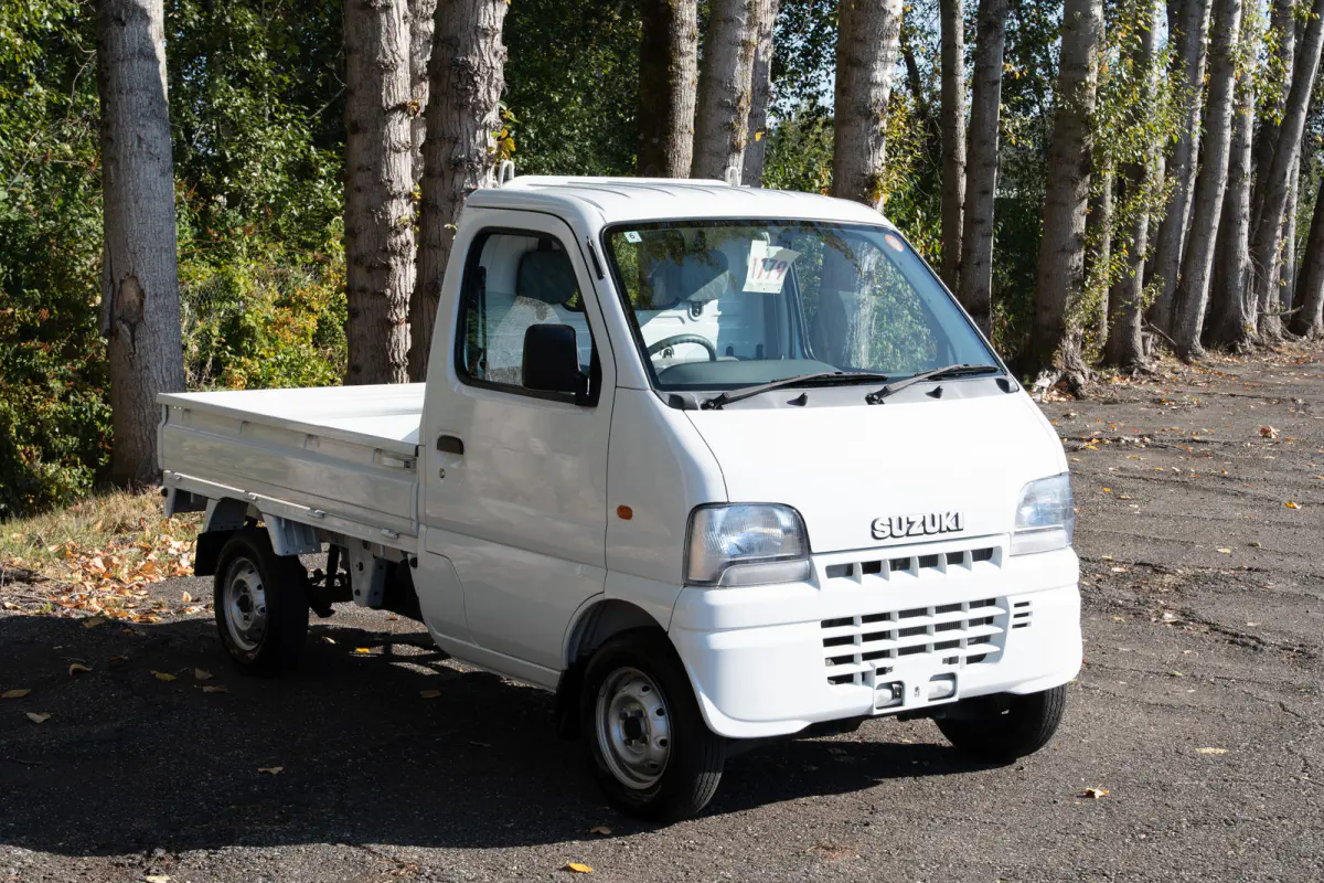 2001 Suzuki Carry, a gray Kei Truck, for sale at The Import Guys in Ferndale, WA (photo 3 of 14)