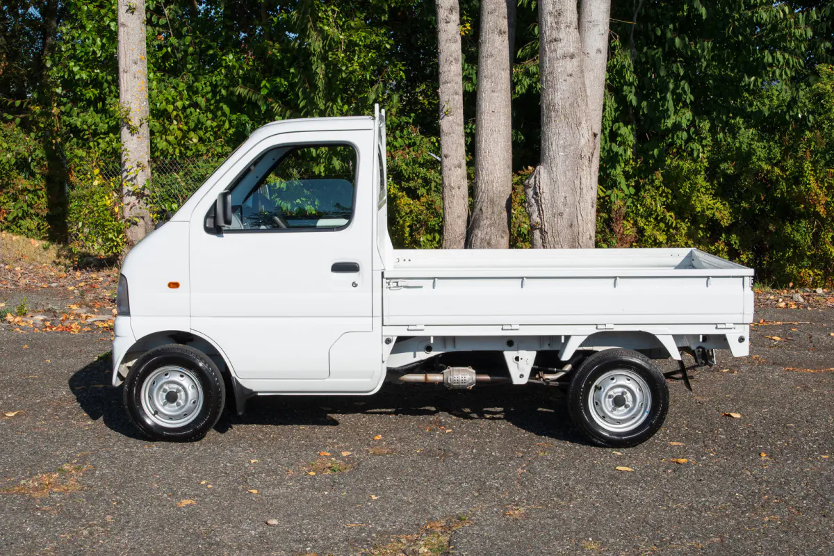 2001 Suzuki Carry, a gray Kei Truck, for sale at The Import Guys in Ferndale, WA (photo 7 of 14)