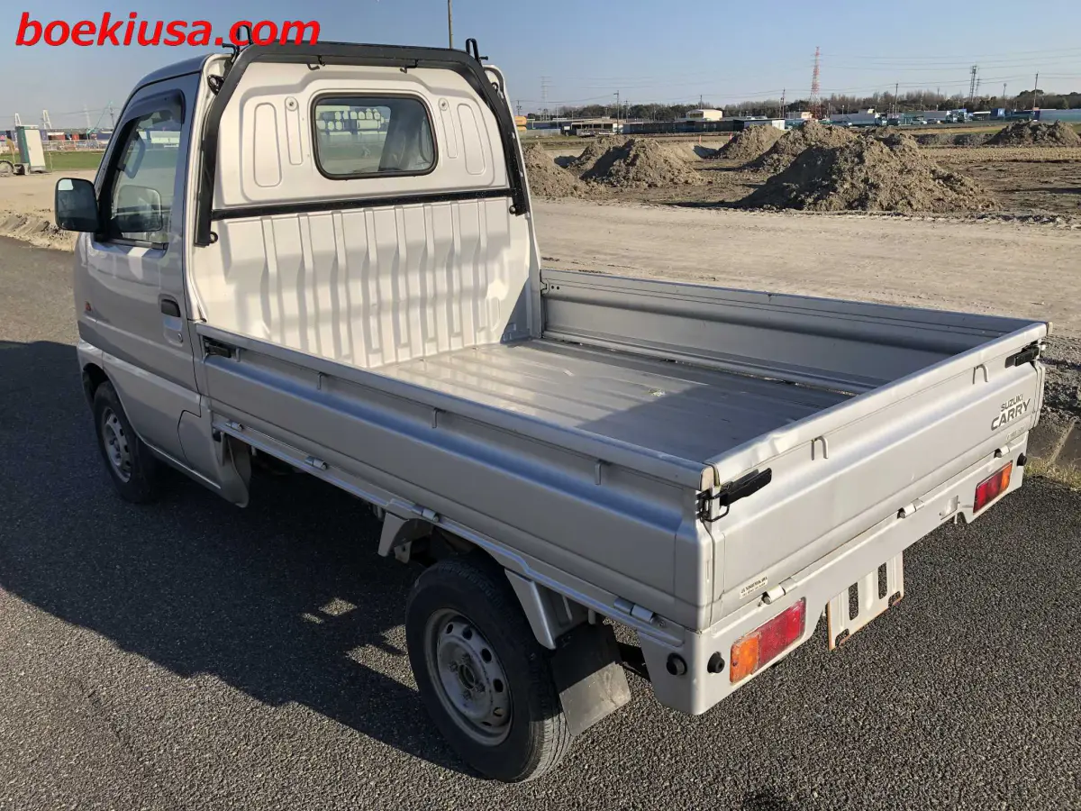 2001 Suzuki Carry, a silver Kei Truck, for sale at Boeki USA in Paterson, NJ (photo 3 of 20)