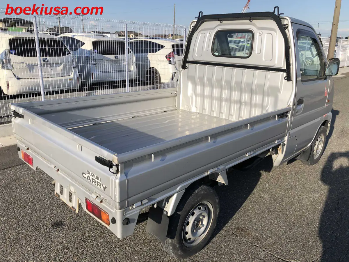 2001 Suzuki Carry, a silver Kei Truck, for sale at Boeki USA in Paterson, NJ (photo 4 of 20)
