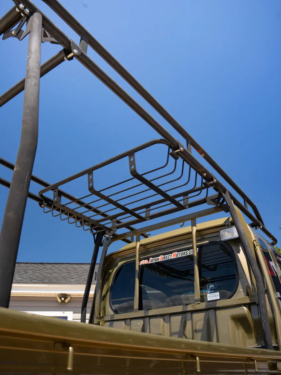 2021 Daihatsu Hijet, a green off-road Kei Truck, for sale at Japan Direct Motors in Irmo, SC (photo 14 of 16)