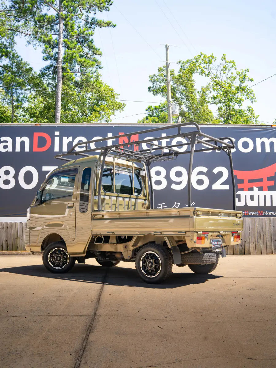 2021 Daihatsu Hijet, a green off-road Kei Truck, for sale at Japan Direct Motors in Irmo, SC (photo 2 of 16)
