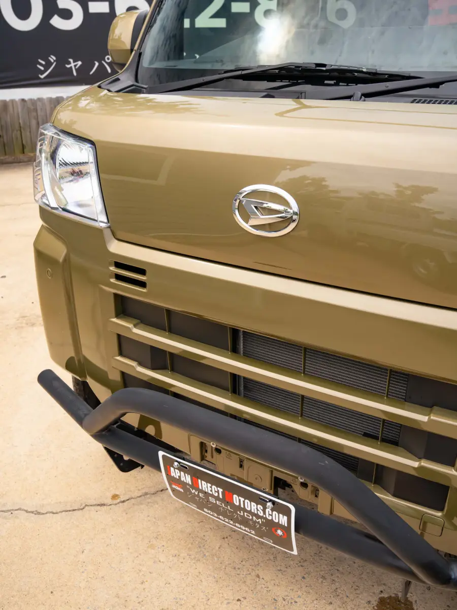 2023 Daihatsu Hijet Deckvan, a green off-road Kei Truck, for sale at Japan Direct Motors in Irmo, SC (photo 21 of 21)