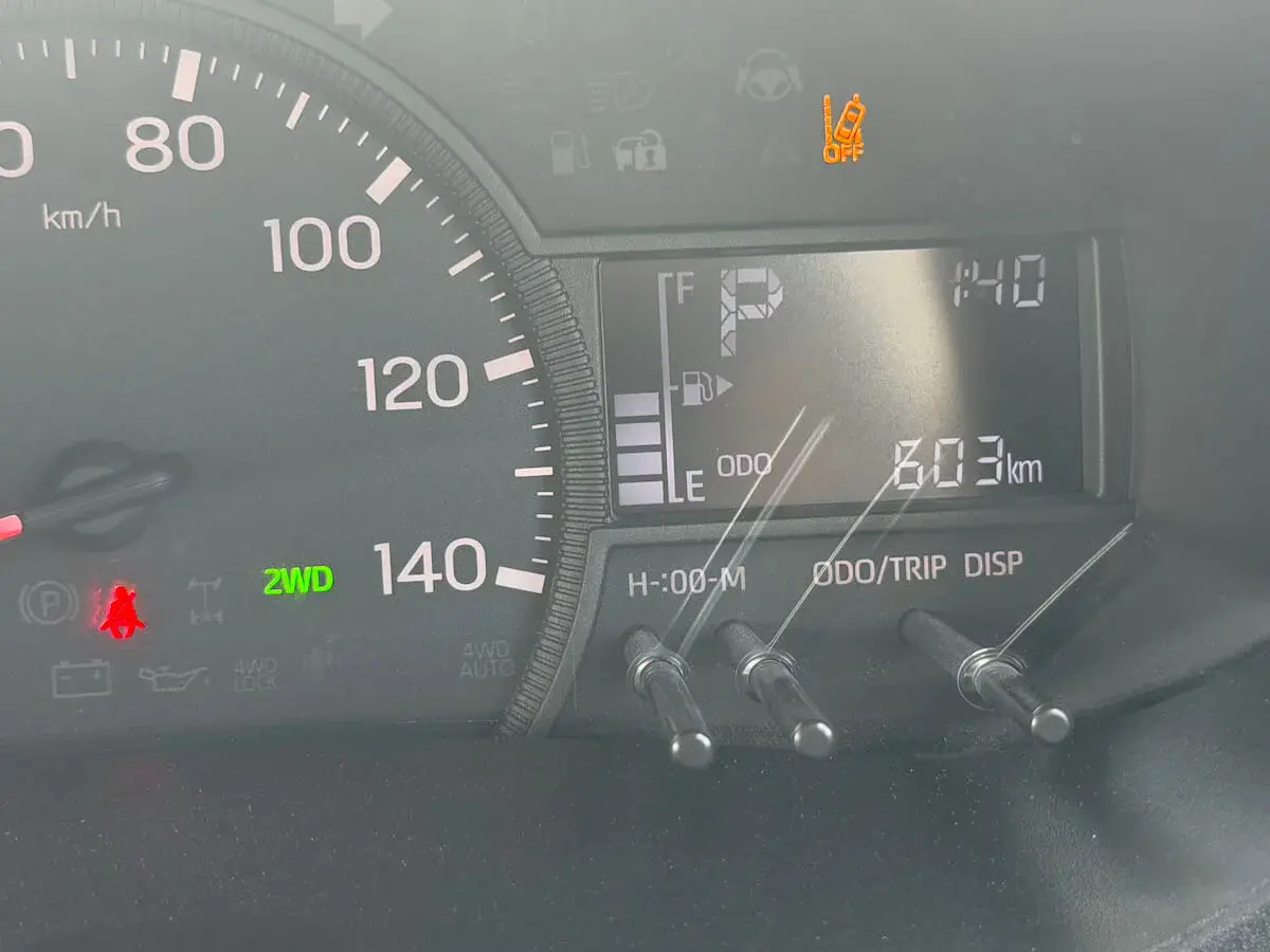 2023 Daihatsu Hijet Jumbo Cab, a red off-road Kei Truck, for sale at Weatherford Mini Trucks in Weatherford, TX (photo 13 of 14)
