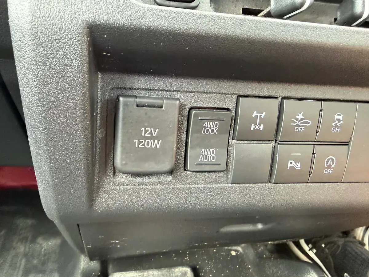 2023 Daihatsu Hijet Jumbo Cab, a red off-road Kei Truck, for sale at Weatherford Mini Trucks in Weatherford, TX (photo 14 of 14)