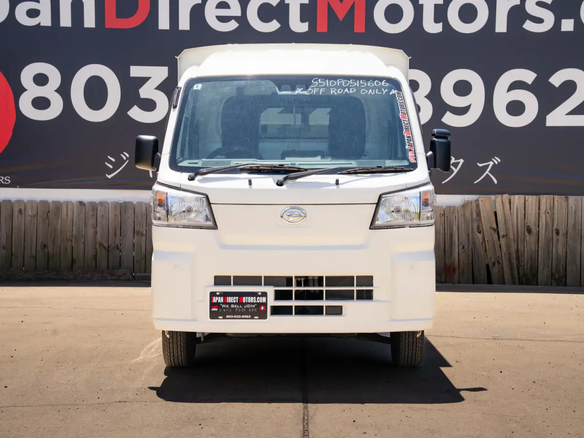 2023 Daihatsu Hijet, a black off-road Kei Truck, for sale at Japan Direct Motors in Irmo, SC (photo 4 of 19)
