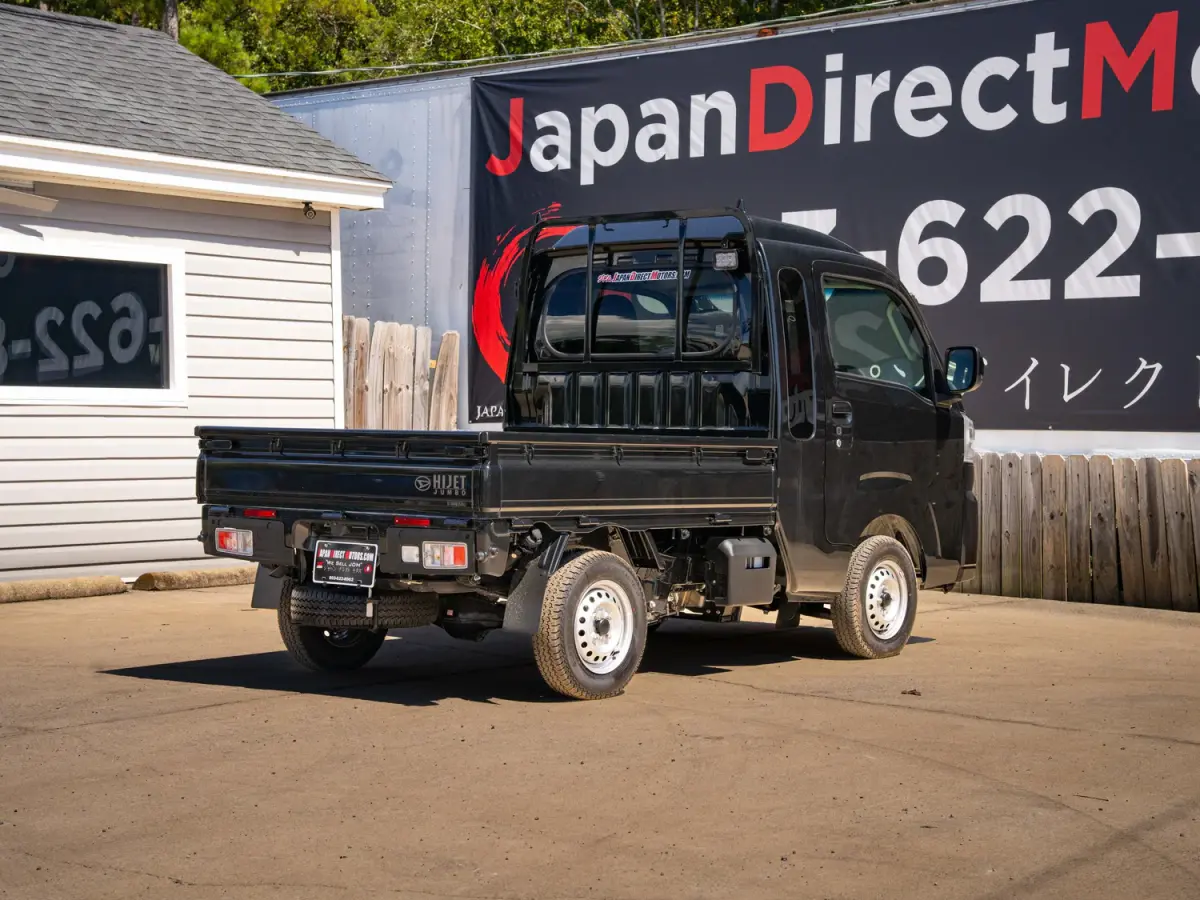 2024 Daihatsu Hijet, a black off-road Kei Truck, for sale at Japan Direct Motors in Irmo, SC (photo 7 of 13)