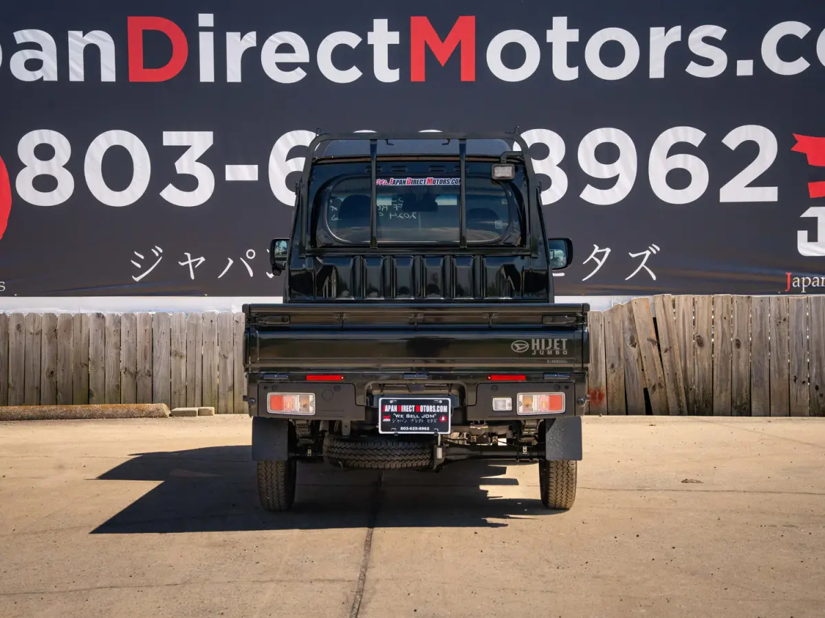 2024 Daihatsu Hijet, a black off-road Kei Truck, for sale at Japan Direct Motors in Irmo, SC (photo 8 of 13)