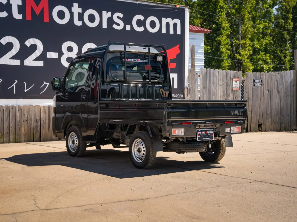2024 Daihatsu Hijet, a black off-road Kei Truck, for sale at Japan Direct Motors in Irmo, SC (photo 9 of 13)