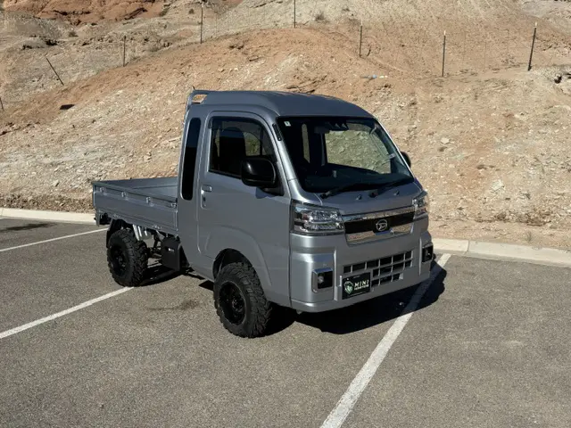2025 Daihatsu Hijet Jumbo, a silver off-road Kei Truck, for sale at Mini Monsters USA in St. George, UT (photo 1 of 23)