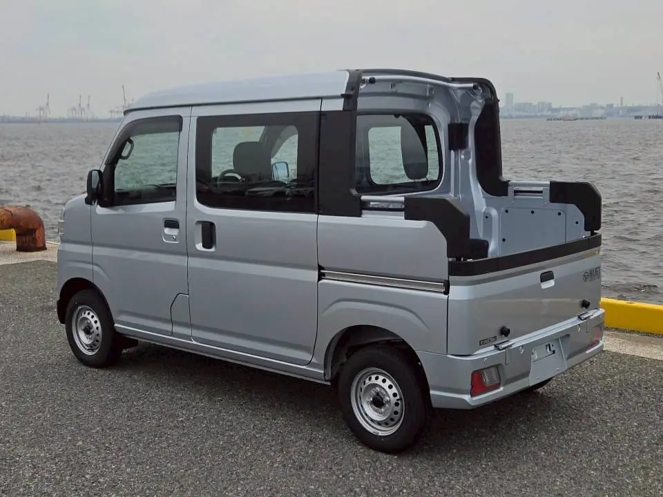 2026 Daihatsu Hijet Deck Van, a silver off-road Kei Truck, for sale at Mini Monsters USA in St. George, UT (photo 1 of 14)
