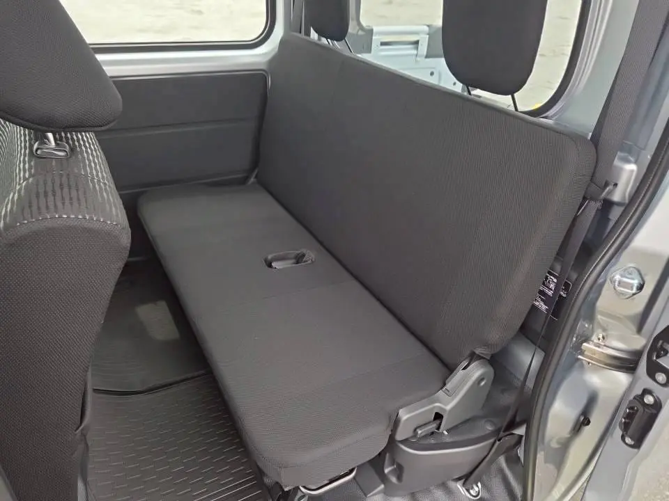 2026 Daihatsu Hijet Deck Van, a silver off-road Kei Truck, for sale at Mini Monsters USA in St. George, UT (photo 12 of 14)