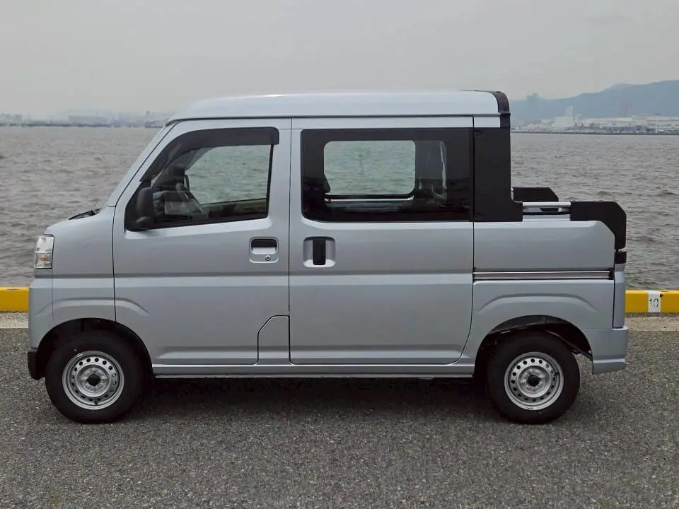2026 Daihatsu Hijet Deck Van, a silver off-road Kei Truck, for sale at Mini Monsters USA in St. George, UT (photo 14 of 14)