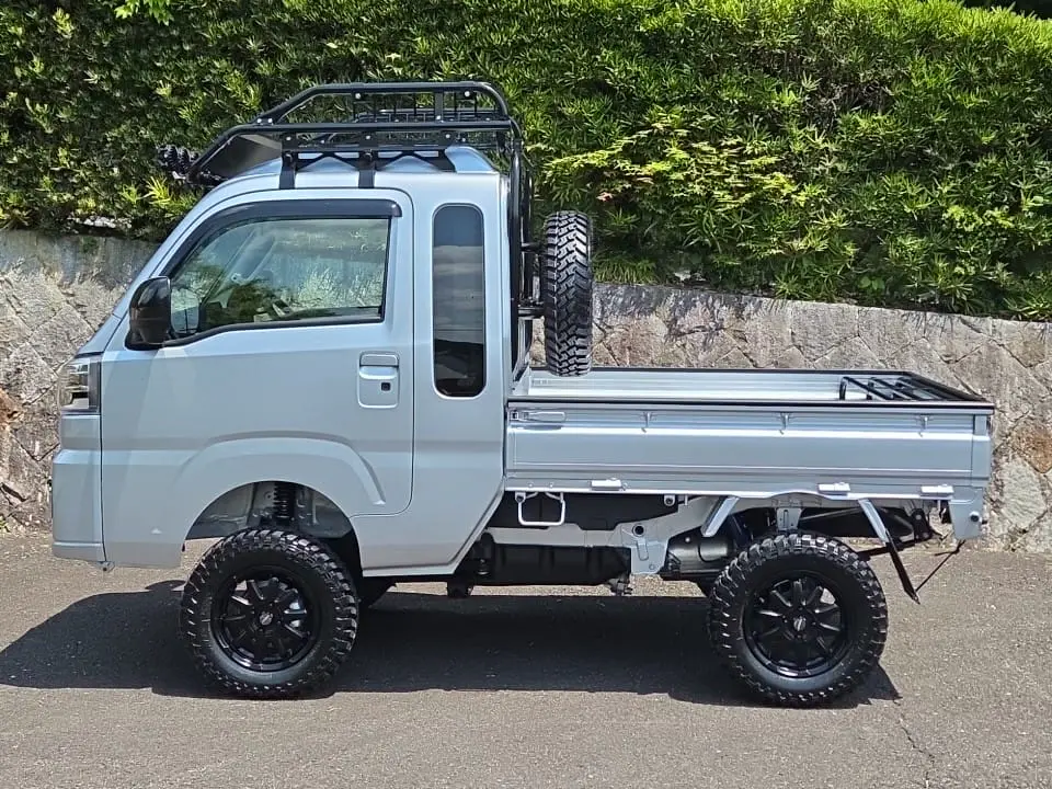2026 Daihatsu Hijet Extreme, a silver off-road Kei Truck, for sale at Mini Monsters USA in St. George, UT (photo 8 of 19)