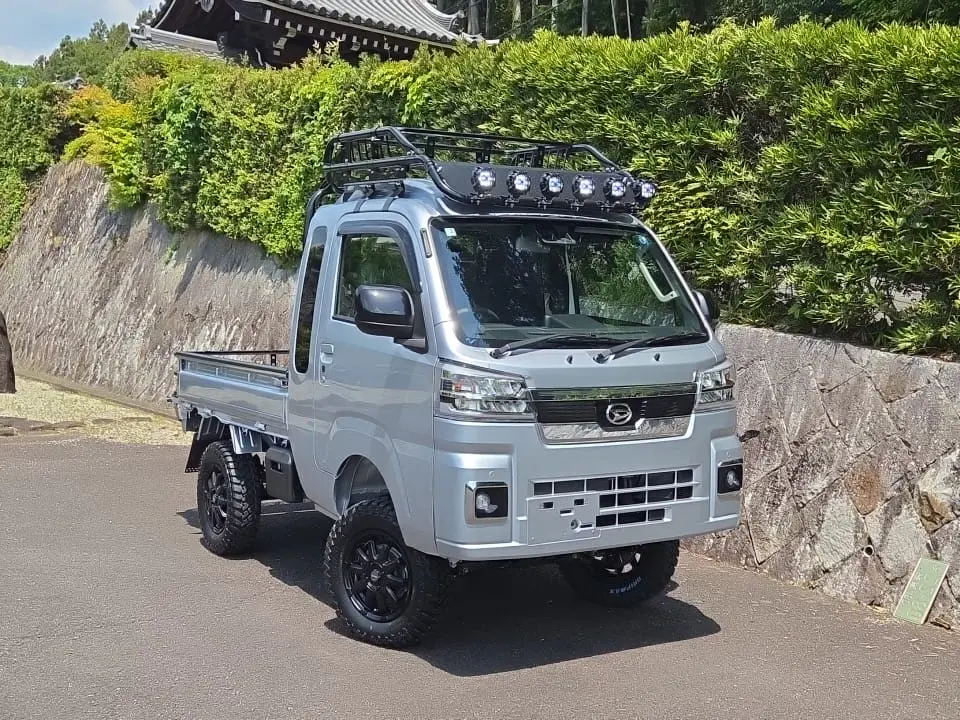 2026 Daihatsu Hijet Extreme, a silver off-road Kei Truck, for sale at Mini Monsters USA in St. George, UT (photo 9 of 19)
