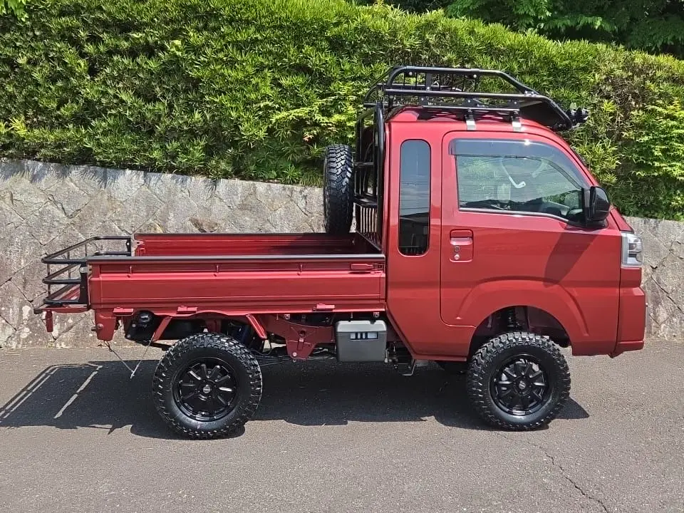 2026 Daihatsu Hijet Extreme, a red off-road Kei Truck, for sale at Mini Monsters USA in St. George, UT (photo 5 of 19)