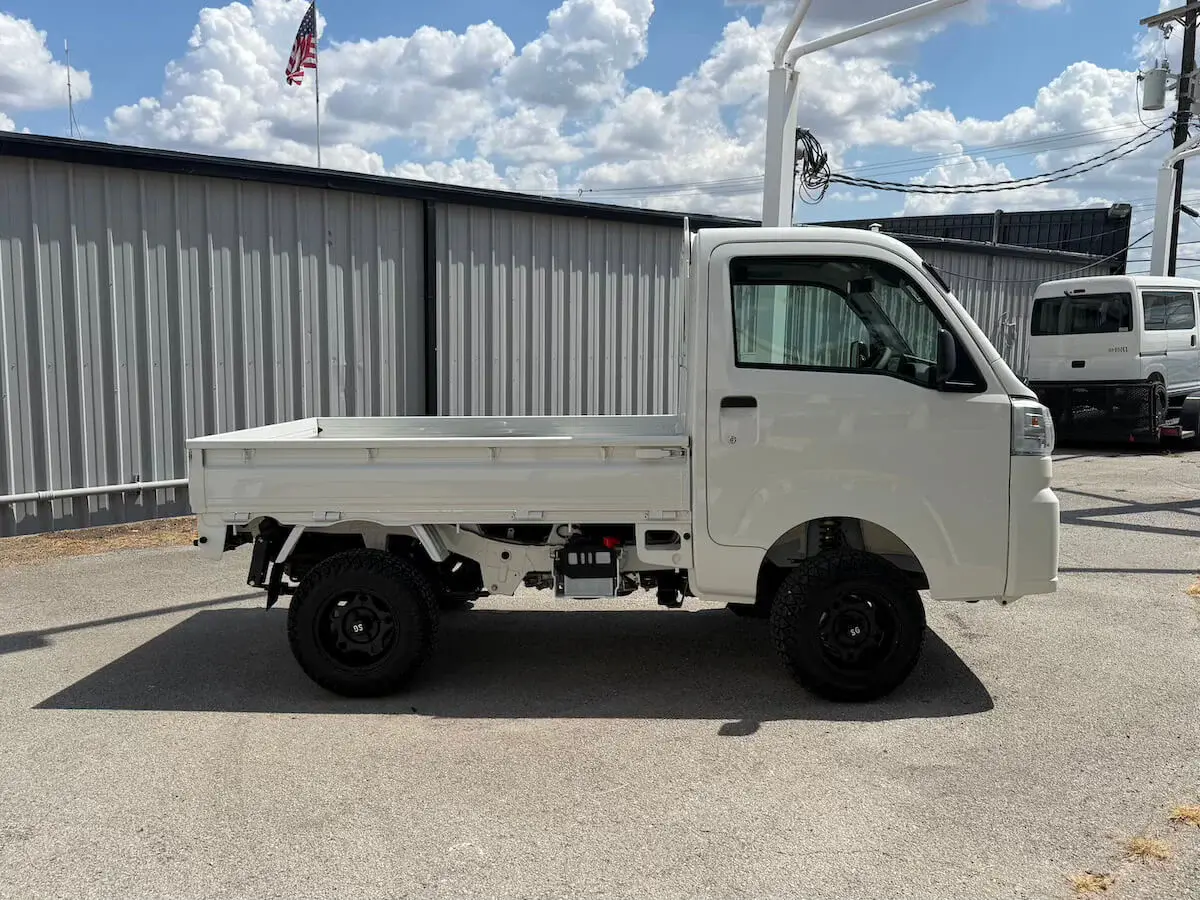 2026 Daihatsu Hijet Farming Package, a white off-road Kei Truck, for sale at Weatherford Mini Trucks in Weatherford, TX (photo 11 of 11)
