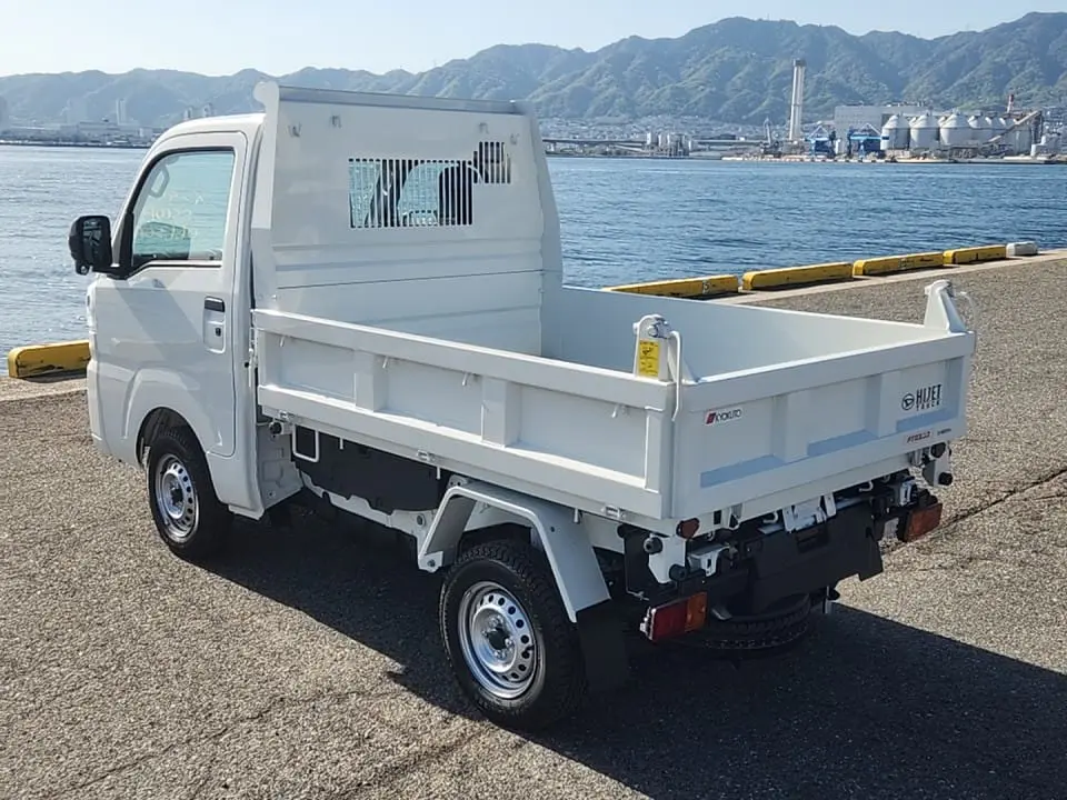 2026 Daihatsu Hijet HD Dump, a white off-road Kei Truck, for sale at Mini Monsters USA in St. George, UT (photo 3 of 19)
