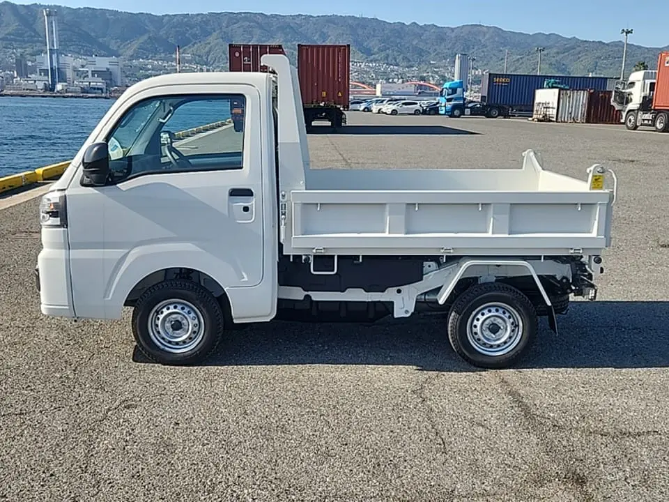 2026 Daihatsu Hijet HD Dump, a white off-road Kei Truck, for sale at Mini Monsters USA in St. George, UT (photo 4 of 19)