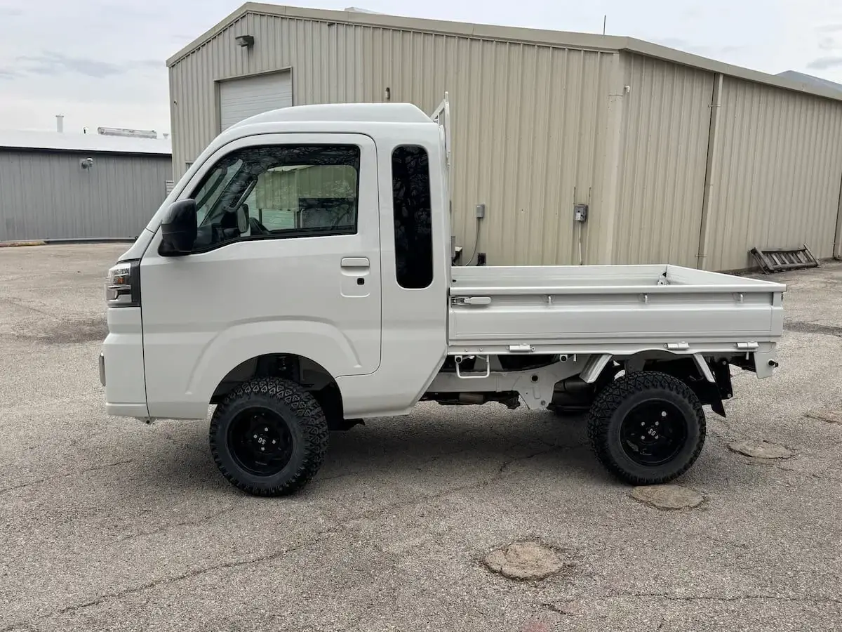 2026 Daihatsu Hijet Jumbo Cab Farming Package, a white off-road Kei Truck, for sale at Weatherford Mini Trucks in Weatherford, TX (photo 5 of 5)
