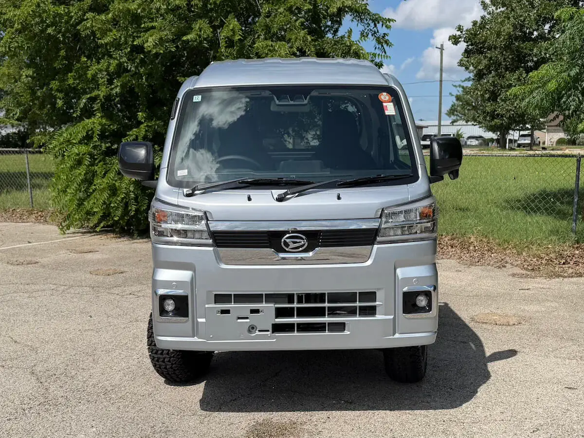 2026 Daihatsu Hijet Jumbo Cab Farming Package, a silver off-road Kei Truck, for sale at Weatherford Mini Trucks in Weatherford, TX (photo 5 of 5)