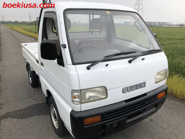 1994 Suzuki Carry 4x4, a white Kei Truck, for sale at Boeki USA in Paterson, NJ